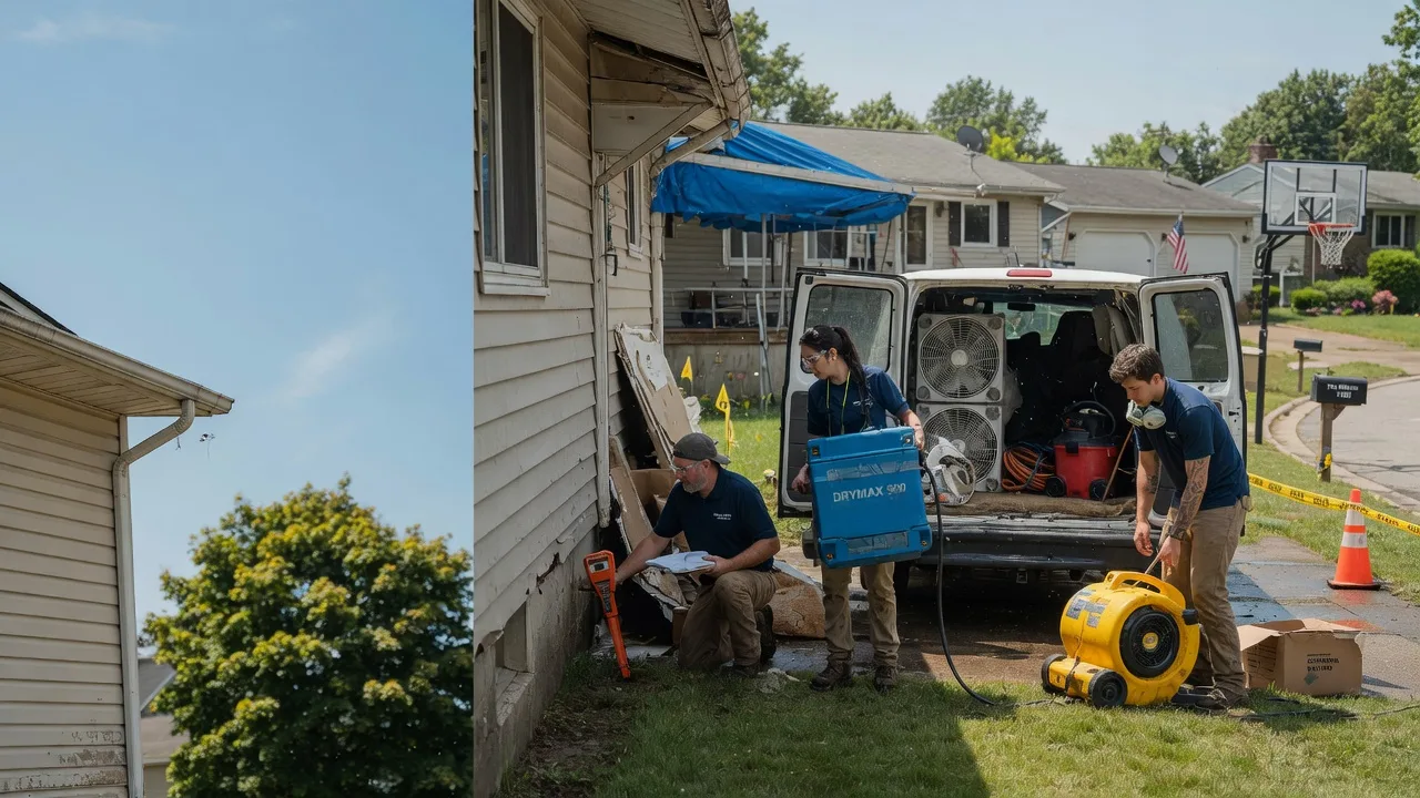 Ceiling Leak Cleanup in Luther, MI near me
